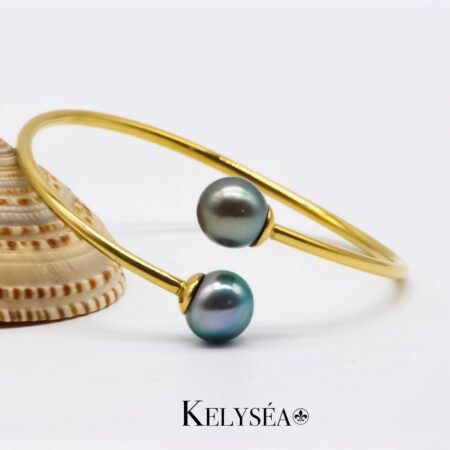 Bracelet Toi & Moi Or Perles